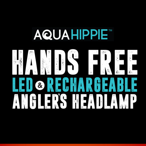 Hands Free LED & Rechargeable Angler's Headlamp