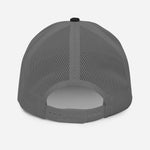 Aqua Hippie Black/Grey Trucker Cap