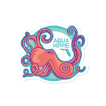 Aqua Hippie Octopus Decal