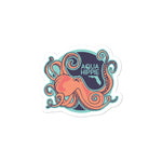 Aqua Hippie Octopus Decal