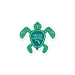 Aqua Hippie Tortuga Decal