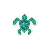 Aqua Hippie Tortuga Decal