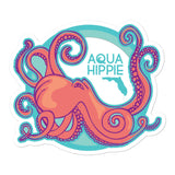 Aqua Hippie Octopus Decal