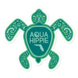 Aqua Hippie Tortuga Decal