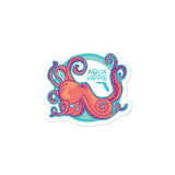 Aqua Hippie Octopus Decal