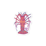 Aqua Hippie Lobster Decal