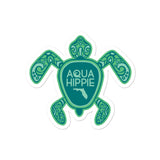 Aqua Hippie Tortuga Decal