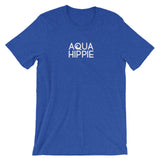 Aqua Hippie Lobster Heathered Blue Short-Sleeve Unisex T-Shirt