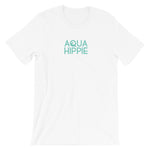 Aqua Hippie Dive Tank Logo White Short-Sleeve Unisex T-Shirt