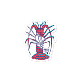 Aqua Hippie Lobster Decal