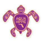 Aqua Hippie Tortuga Decal