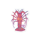 Aqua Hippie Lobster Decal