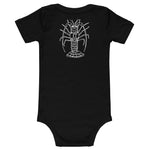 Aqua Hippie Lobster Black Bug Back Onesie